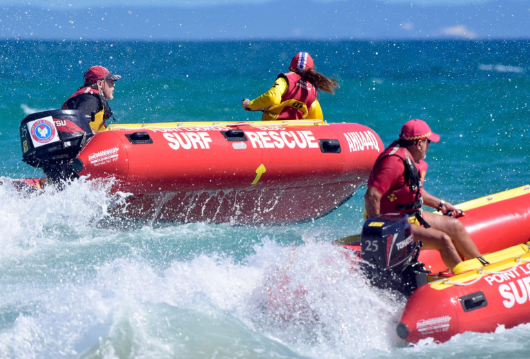 point lookout surf lifesaving club training exercise